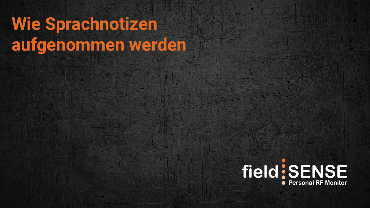 Wie Sprachnotizen aufgenommen werden